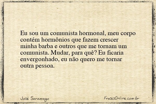 Frase de José Saramago