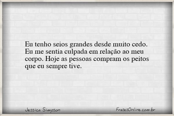 Frase de Jessica Simpson