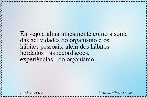 Frase de Jack London