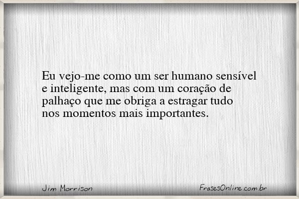 Frase de Jim Morrison