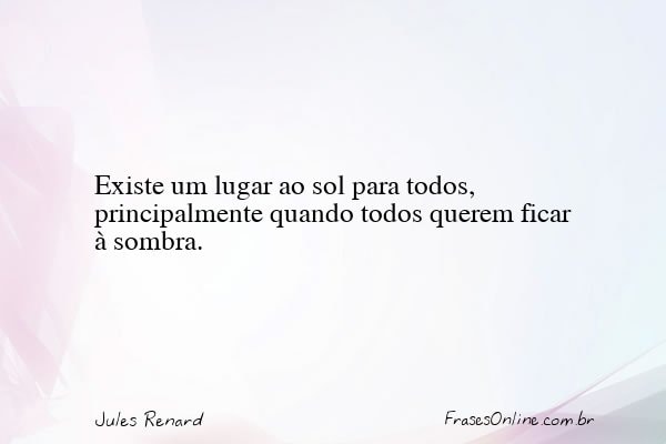 Frase de Jules Renard
