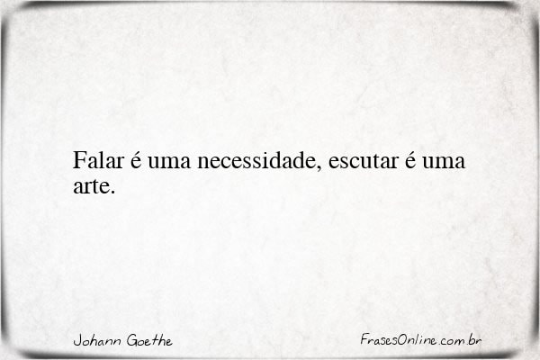 Frase de Johann Goethe
