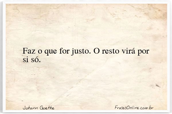 Frase de Johann Goethe