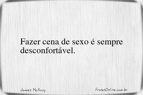 Frase de James McAvoy