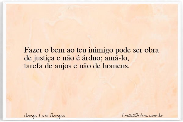 Frase de Jorge Luis Borges