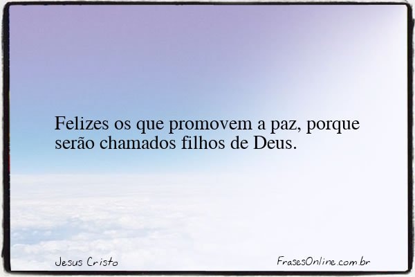 Frase de Jesus Cristo