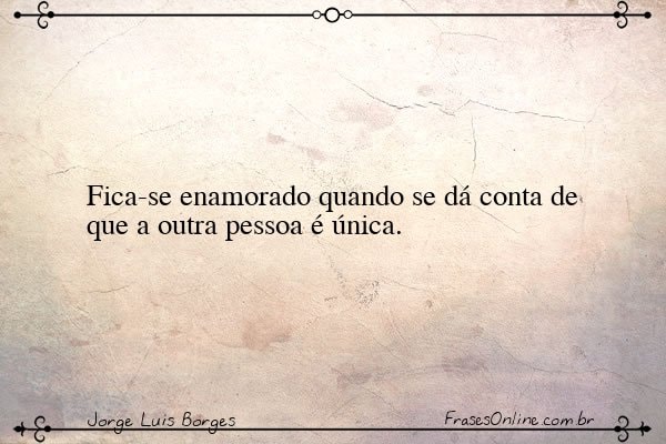 Frase de Jorge Luis Borges