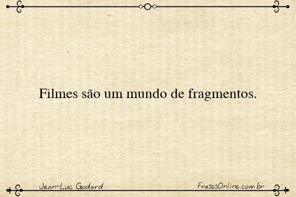 Frase de Jean-Luc Godard