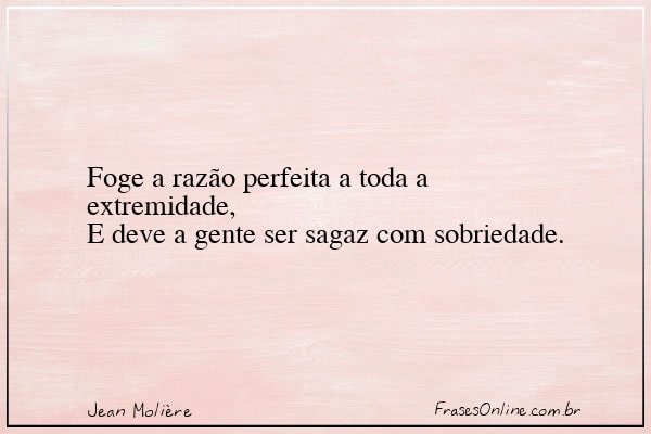 Frase de Jean Molière