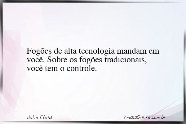 Frase de Julia Child