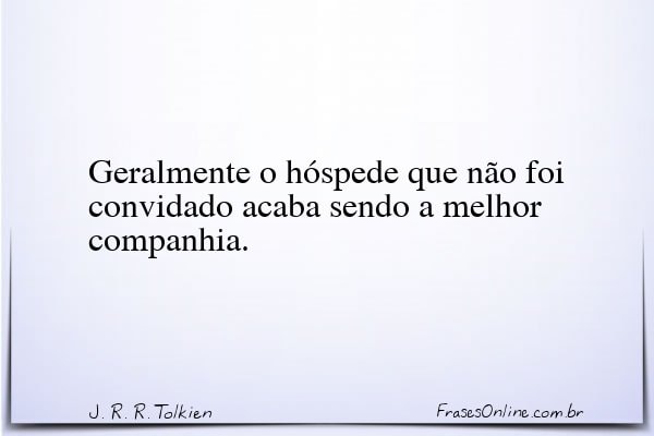 Frase de J. R. R. Tolkien
