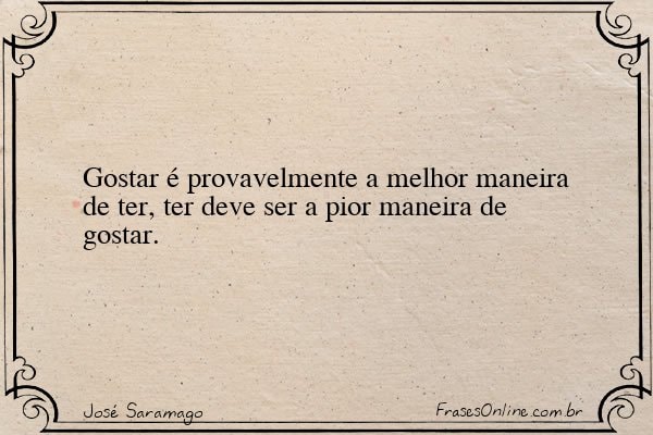 Frase de José Saramago