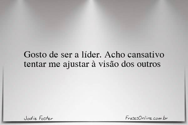 Frase de Jodie Foster