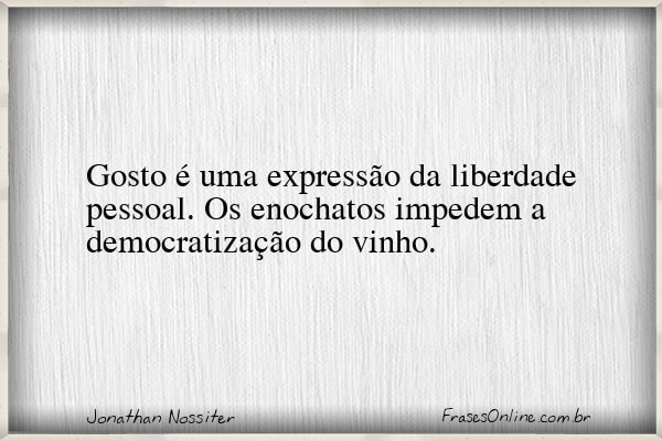 Frase de Jonathan Nossiter