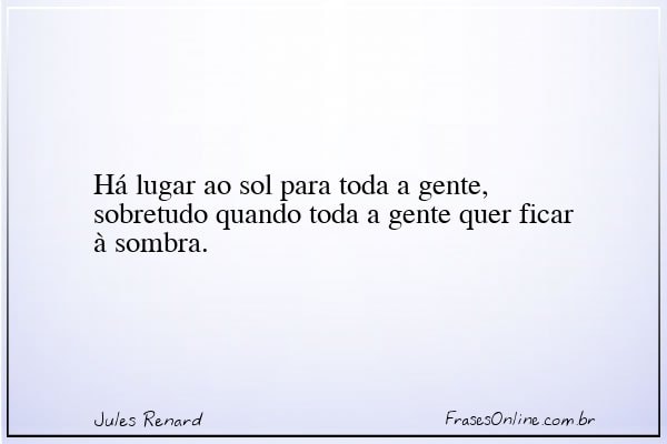 Frase de Jules Renard