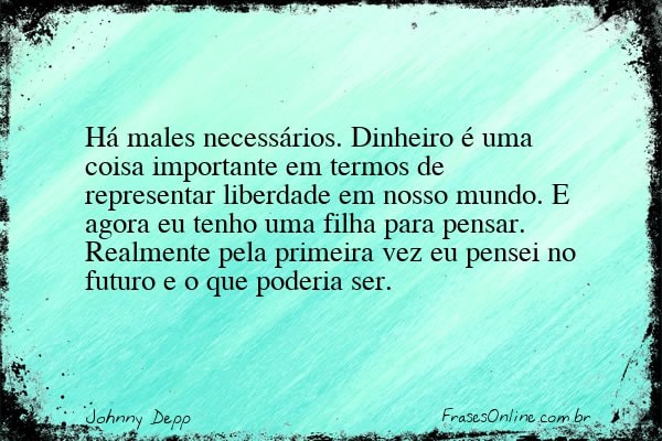 Frase de Johnny Depp