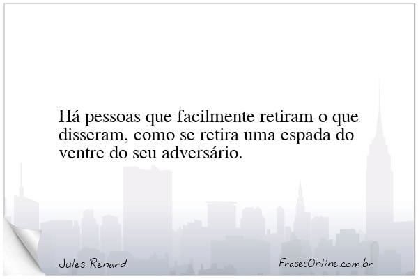 Frase de Jules Renard