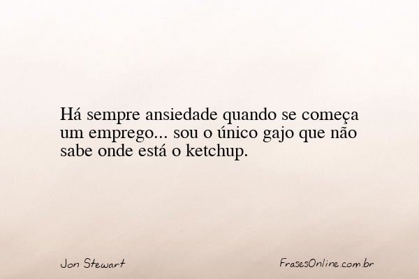 Frase de Jon Stewart