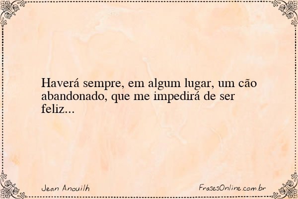 Frase de Jean Anouilh