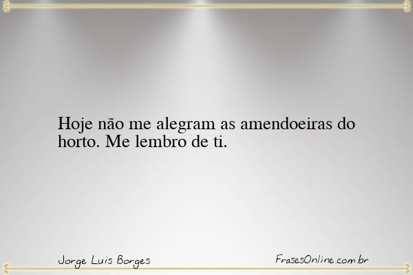 Frase de Jorge Luis Borges
