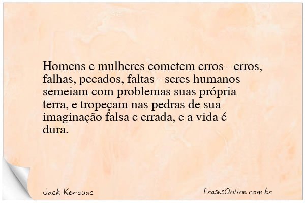 Frase de Jack Kerouac