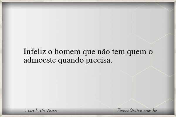 Frase de Juan Luís Vives
