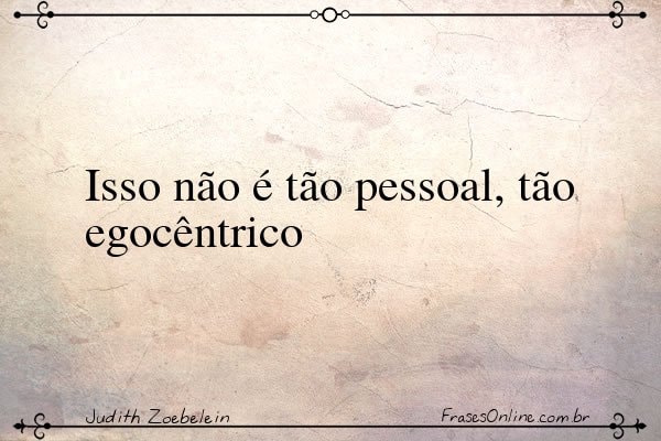 Frase de Judith Zoebelein