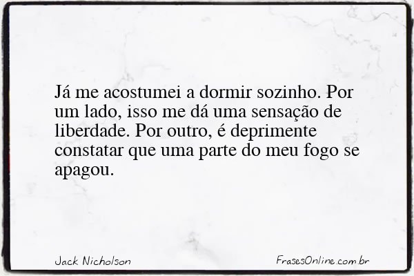 Frase de Jack Nicholson