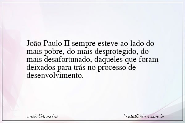 Frase de José Sócrates