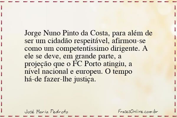 Frase de José Maria Pedroto