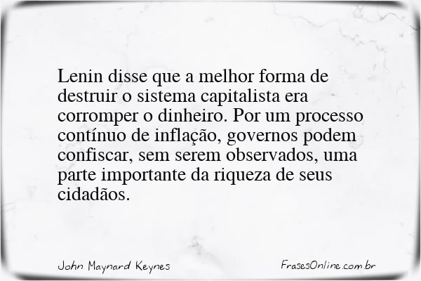 Frase de John Maynard Keynes