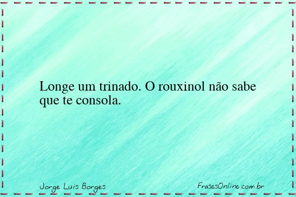 Frase de Jorge Luis Borges