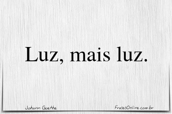 Frase de Johann Goethe