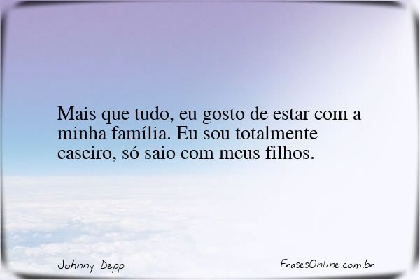 Frase de Johnny Depp