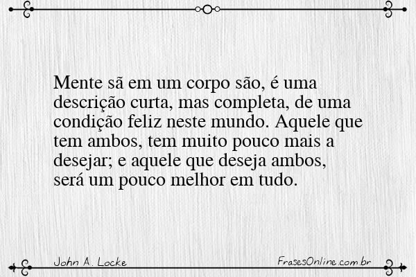 Frase de John A. Locke