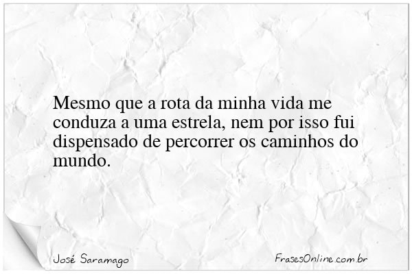 Frase de José Saramago