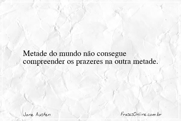 Frase de Jane Austen