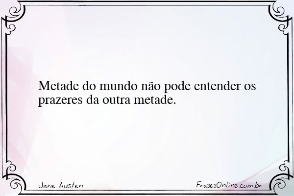Frase de Jane Austen