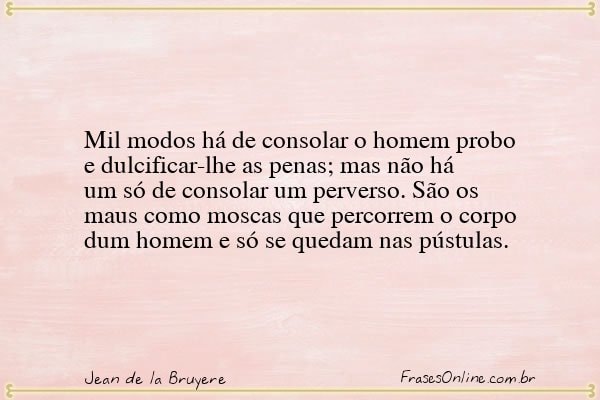 Frase de Jean de la Bruyere
