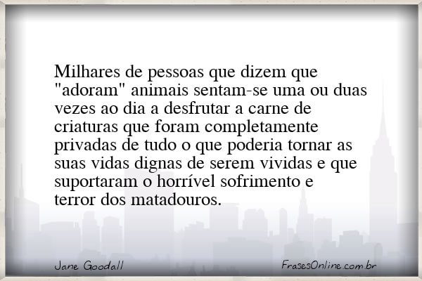Frase de Jane Goodall