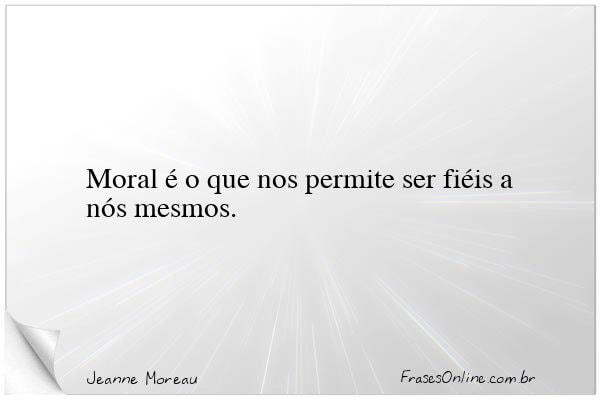 Frase de Jeanne Moreau