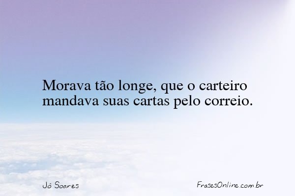 Frase de Jô Soares
