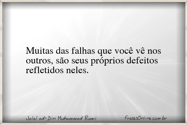 Frase de Jalal ad-Din Muhammad Rumi