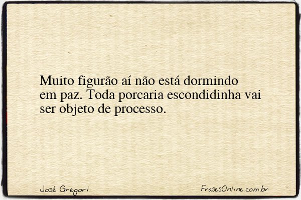 Frase de José Gregori