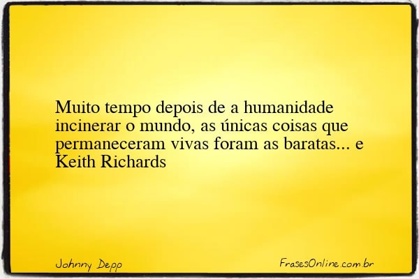 Frase de Johnny Depp