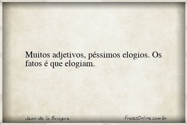 Frase de Jean de la Bruyere