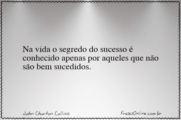 Frase de John Churton Collins