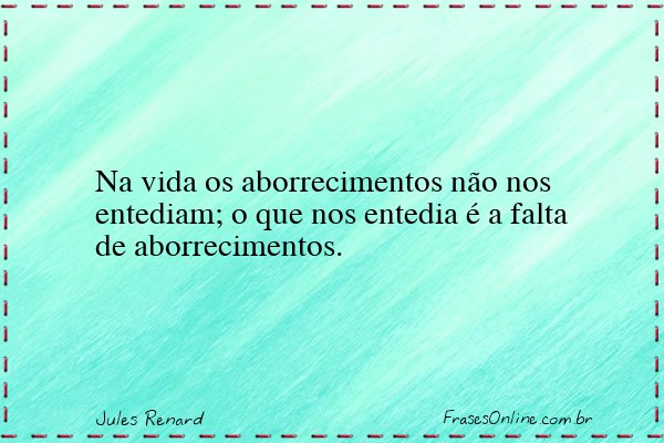 Frase de Jules Renard