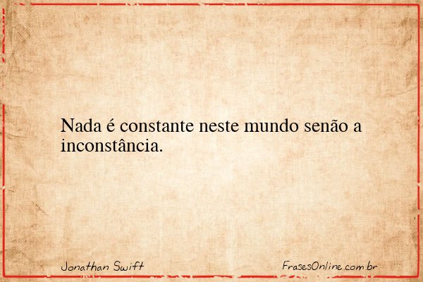 Frase de Jonathan Swift