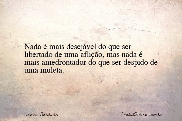 Frase de James Baldwin